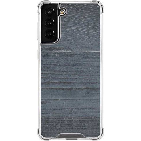 Charcoal Wood Galaxy S21 FE Clear Case